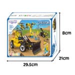 WOOPIE Zestaw Konstrukcyjny Pojazdy Budowlane STEAM 6w1 223 el. - 007