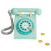 CLASSIC WORLD Klasyczny Drewniany Telefon dla Dzieci 4 el. - 008