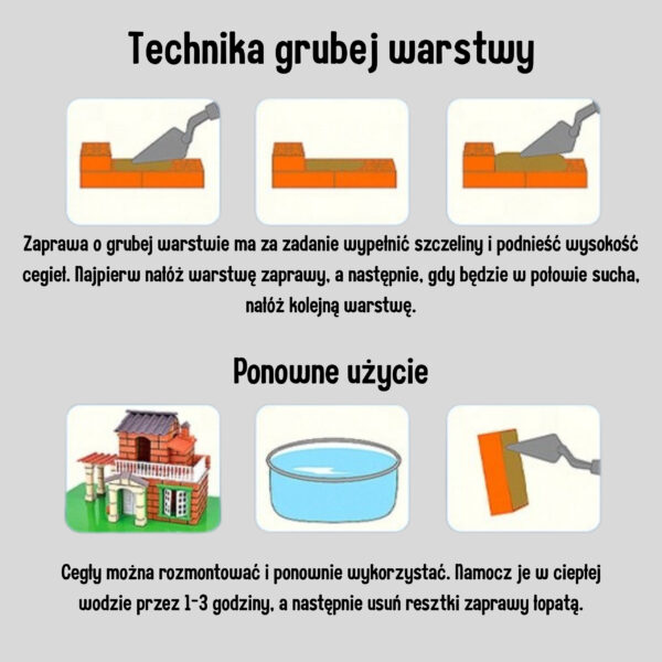 WOOPIE Zestaw Do Budowania z Cegieł - Willa 357 el. - 006