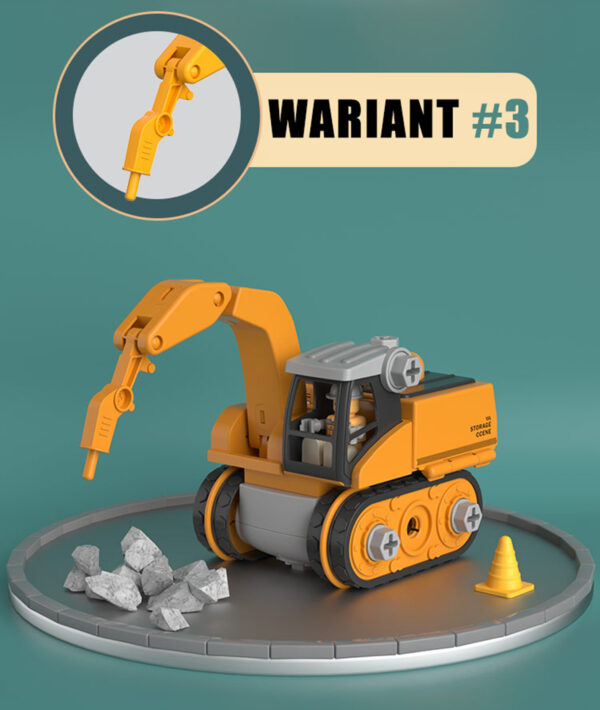 WOOPIE Mega Plac Budowy 5w1 Zestaw XXL do Skręcania DIY - 012