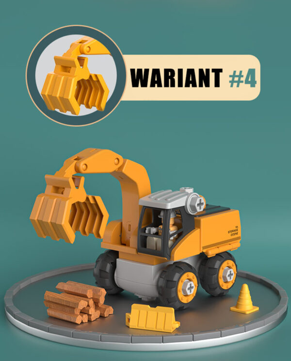 WOOPIE Mega Plac Budowy 5w1 Zestaw XXL do Skręcania DIY - 016