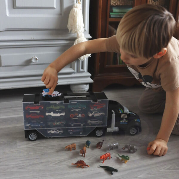 WOOPIE Samochód Transporter Dinozaury Ciężarówka - 003