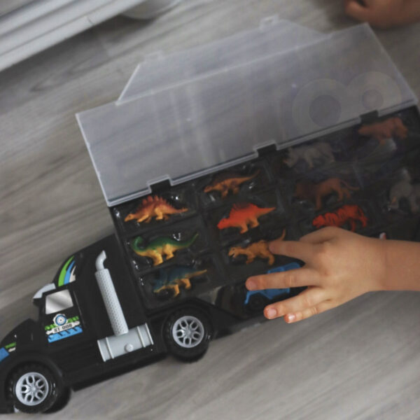 WOOPIE Samochód Transporter Dinozaury Ciężarówka - 006