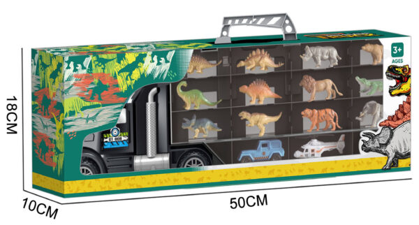 WOOPIE Samochód Transporter Dinozaury Ciężarówka - 009