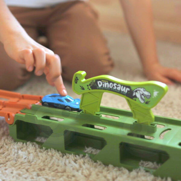 WOOPIE Zabawkowa Ciężarówka Dinozaur Tor 2,1 m dla Samochodzików - 004