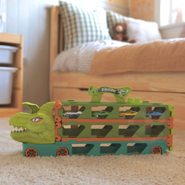 WOOPIE Zabawkowa Ciężarówka Dinozaur Tor 2,1 m dla Samochodzików - 006