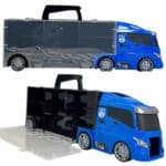 WOOPIE Zestaw Cieżarówka Transporter 3w1 Niebieski Policja - 004