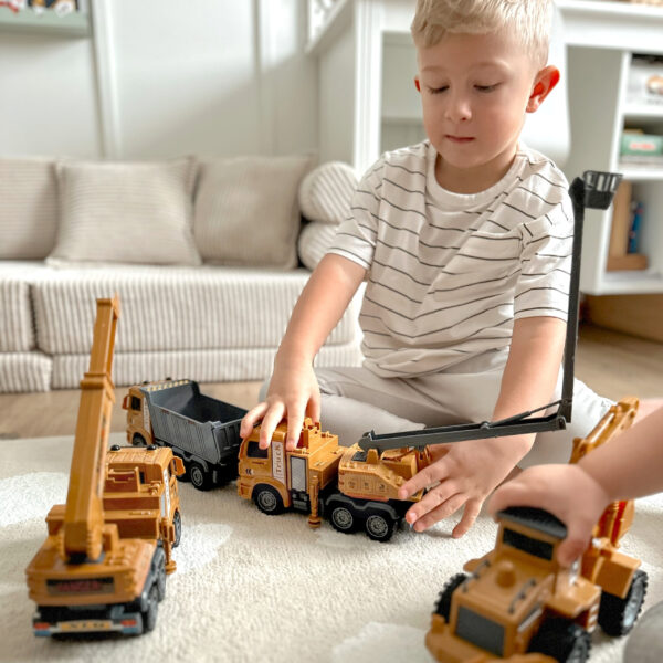WOOPIE Wielki Zestaw Auta Budowlane 6w1 - 008