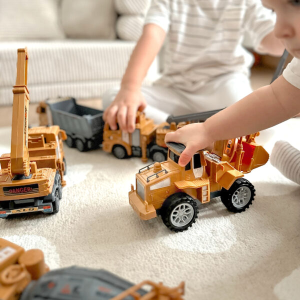 WOOPIE Wielki Zestaw Auta Budowlane 6w1 - 009