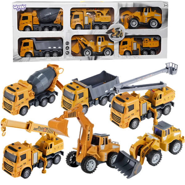 WOOPIE Wielki Zestaw Auta Budowlane 6w1 - 013