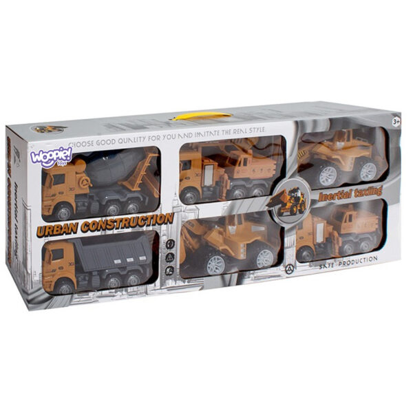 WOOPIE Wielki Zestaw Auta Budowlane 6w1 - 015
