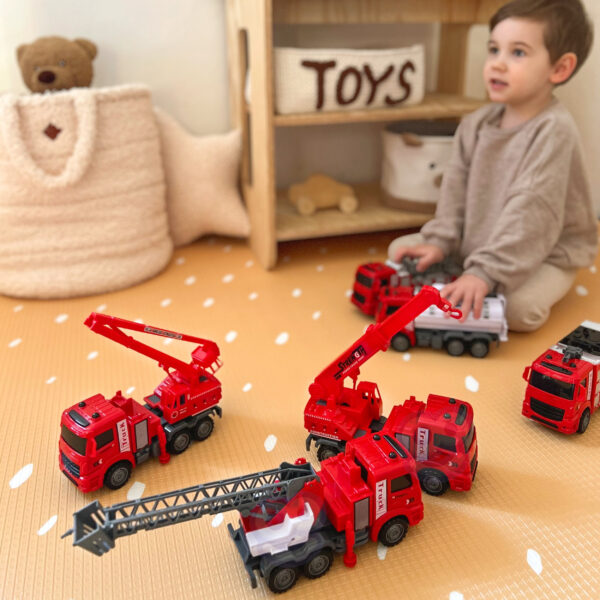 WOOPIE Zestaw Auta Straż Pożarna 6w1 - 004