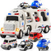 WOOPIE Laweta Drogowa zestaw 5 Aut - Ambulans - 003