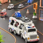 WOOPIE Laweta Drogowa zestaw 5 Aut - Ambulans - 010