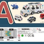 WOOPIE Laweta Drogowa zestaw 5 Aut - Ambulans - 012