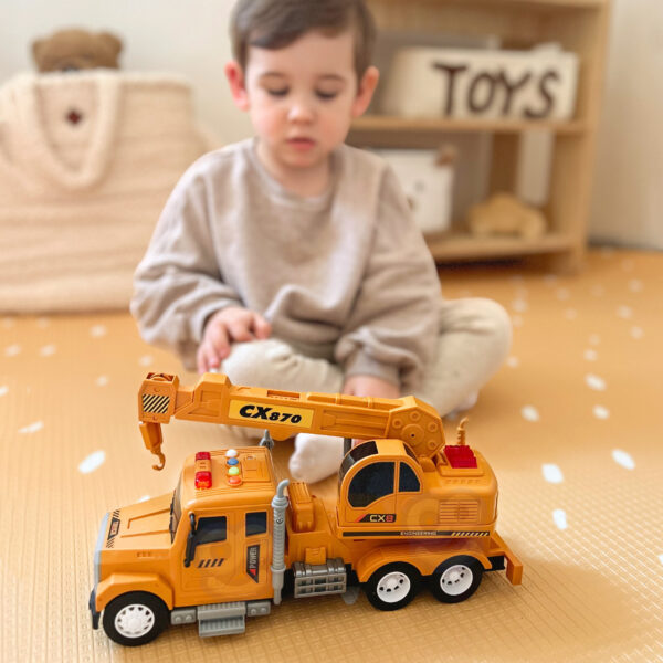 WOOPIE Interaktywny Dźwig z Ruchomym Hakiem Ciężarówka 1:14 - 004