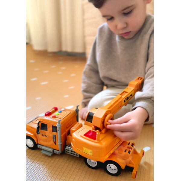 WOOPIE Interaktywny Dźwig z Ruchomym Hakiem Ciężarówka 1:14 - 005