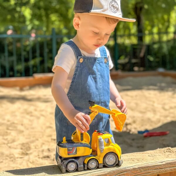 WOOPIE Koparka City Truck Efekty Dźwiękowe i Świetlne - 003