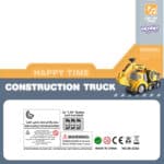 WOOPIE Koparka City Truck Efekty Dźwiękowe i Świetlne - 014