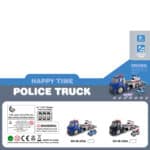WOOPIE Niebieska Laweta Policyjna City Truck Efekty Dźwiękowe i Świetlne - 006