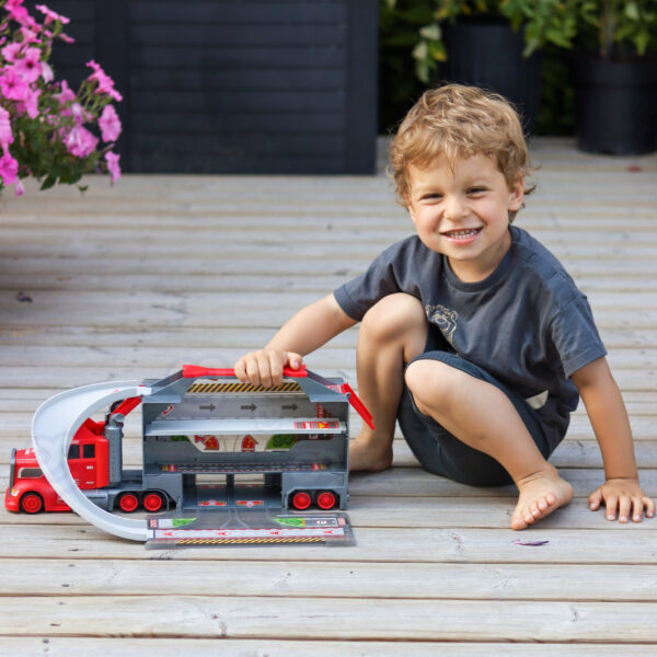 WOOPIE Zestaw Ciężarówka Laweta Garaż Tor Wyścigowy - 008