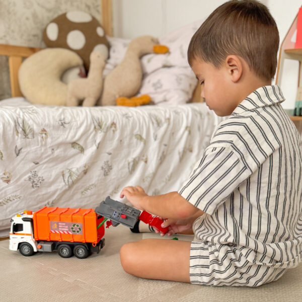 WOOPIE Interaktywna Śmieciarka Model Skala 1:16 Efekty Dźwiękowe i Świetlne - 004