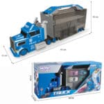 WOOPIE Ciężarówka Policyjna 2w1Transporter Tor Samochodowy - 003