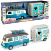 WOOPIE Kamper XL dla Lalek Zestaw Kempingowy z Przyczepką - 001