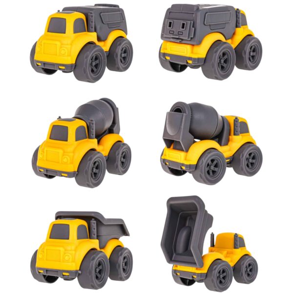 WOOPIE Laweta Zestaw 4w1 Pojazdy Budowlane - 002