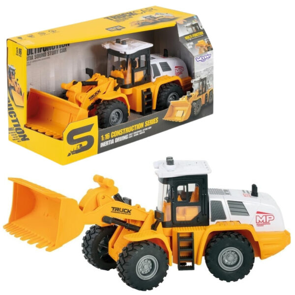 WOOPIE Koparka Ładowarka Budowlana 1:16 Efekty Świetlne i Dźwiękowe - 001
