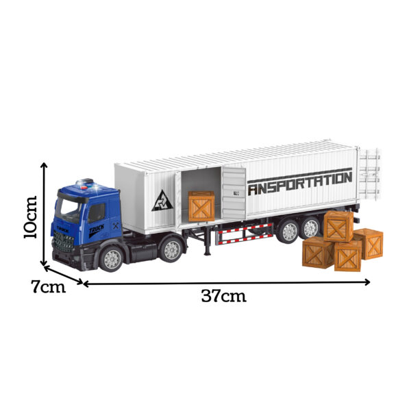 WOOPIE Ciężarówka Kontenerowa TIR z Efektami Świetlnymi i Dźwiękowymi! - 003