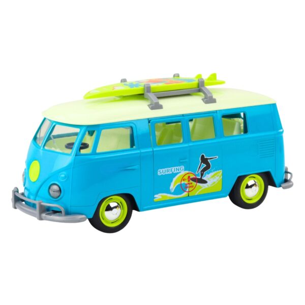 WOOPIE Samochód Bus Surfing Klasyczny Czerwony Ze Światłem I Dźwiękiem Model 1:14 - 003