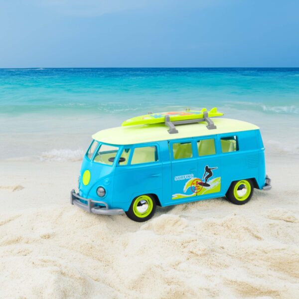 WOOPIE Samochód Bus Surfing Klasyczny Czerwony Ze Światłem I Dźwiękiem Model 1:14 - 005