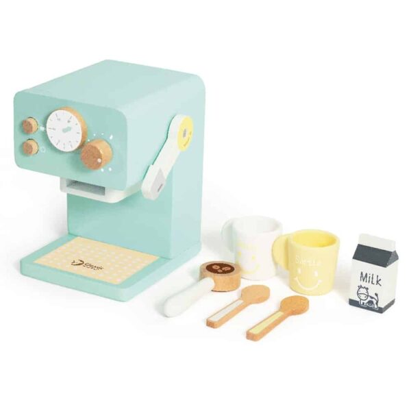 Drewniany ekspres baristy z akcesoriami - Classic World Edu - 012