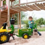 Rolly Toys John Deere Przyczepka rollyTrailer FarmOtwierane Burty - 002