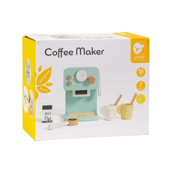 Drewniany ekspres baristy z akcesoriami - Classic World Edu - 014