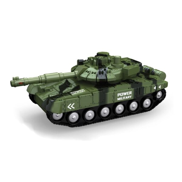 WOOPIE Zestaw Pojazdów Wojskowych z Wyrzutnią Czołg Helikopter 4SZT Skala 1:20 - 005