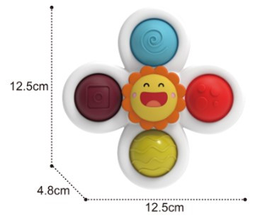 WOOPIE BABY Spiner 3w1 Zabawka Sensoryczna Edukacyjna - 4 ZESTAWY - 003