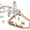 TOOKY TOY Drewniana Kolejka Kosmiczna Zestaw Tory - 011