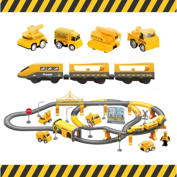 WOOPIE Kolejka Elektryczna Pendolino Zestaw 92el. - 003