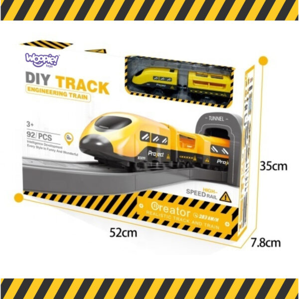 WOOPIE Kolejka Elektryczna Pendolino Zestaw 92el. - 004