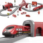 WOOPIE Zestaw Kolejka Elektryczna Pendolino Straż Pożarna 66el. - 005