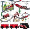 WOOPIE Zestaw Elektryczna Kolejka Lokomotywa Tor Farma Zwierzęta 70 el. - 001