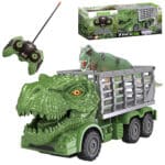 WOOPIE Samochód Zdalnie Sterowany RC Dinozaur Zielony + Figurka - 001