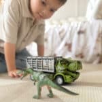 WOOPIE Samochód Zdalnie Sterowany RC Dinozaur Zielony + Figurka - 002