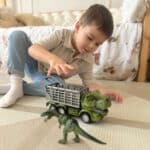 WOOPIE Samochód Zdalnie Sterowany RC Dinozaur Zielony + Figurka - 003
