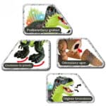WOOPIE Chodzący Dinozaur Tyrannosaurus Rex Efekty Świetlne i Dźwiękowe - 004