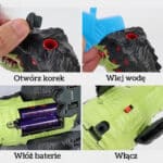 WOOPIE Chodzący Dinozaur Tyrannosaurus Rex Efekty Świetlne i Dźwiękowe - 005
