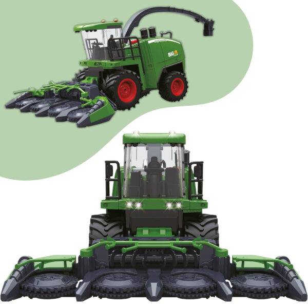 WOOPIE Zdalnie Sterowany Kombajn Rolniczy 1:24 z Efektami Dźwięku, Światła i Dymu - 002