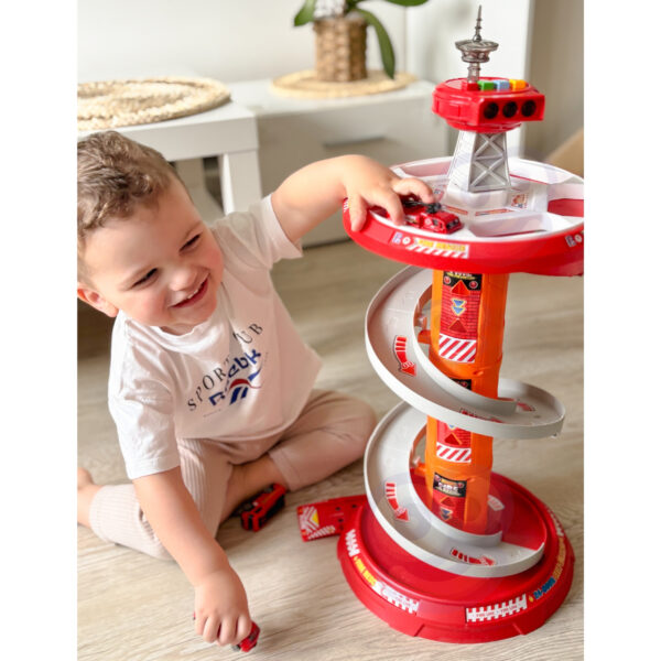 WOOPIE Tor Spirala Garaż dla Samochodzików 3 szt. - 008
